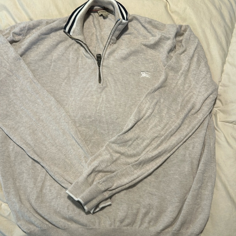 Burberry 1/4 zip Sweater